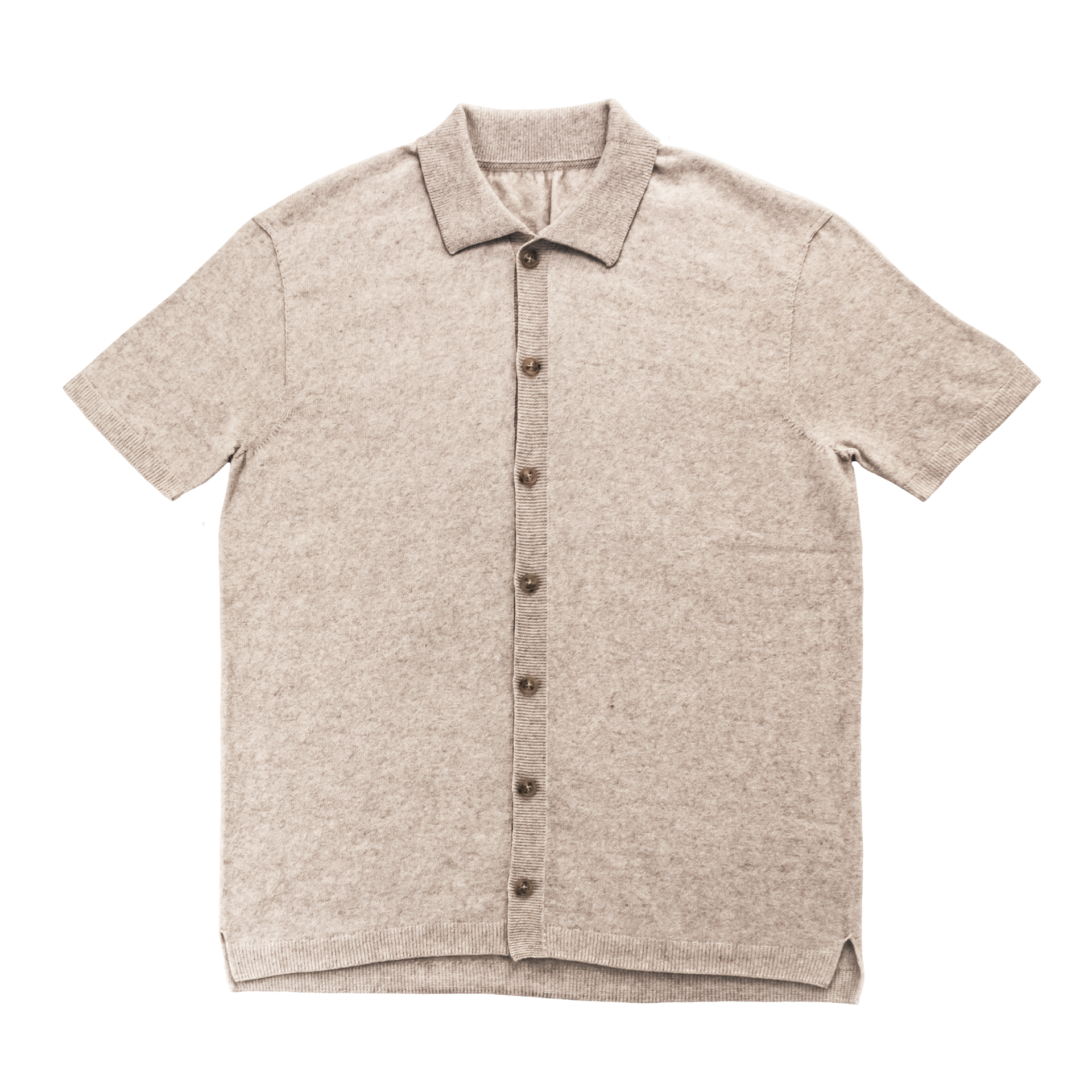 Luxury Knit Button-Front Polo Made in USA | The David